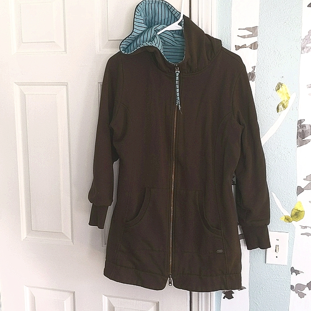 Long hoodie full zip